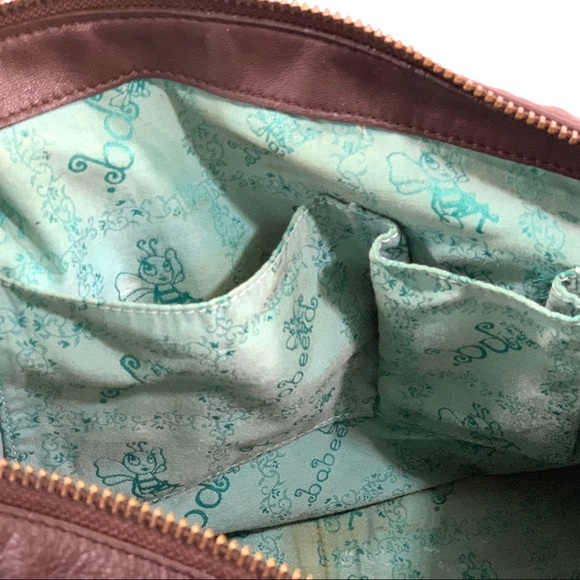 Babee D brown leather purse stud detail - Picture 8 of 8